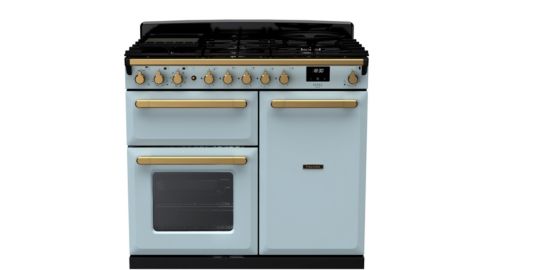 Piano de cuisson gaz FALCON ESTEL DELUXE TAB GAZ 100 CM BLEU PASTEL