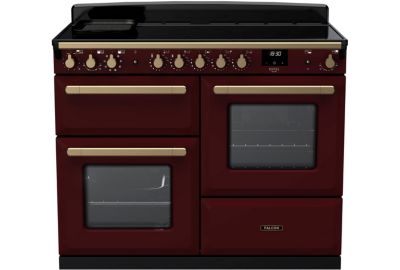 Piano de cuisson induction FALCON ESTEL DELUXE OCTAB IND 110 CM BORDEAUX L