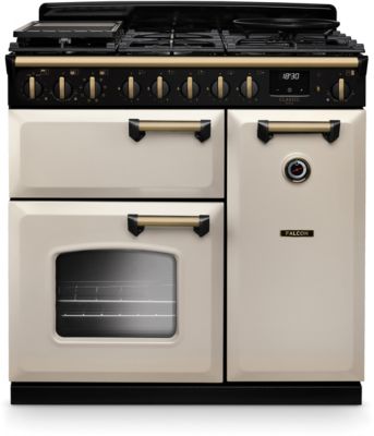 Piano de cuisson gaz FALCON NGC TAB GAZ 90 CM CREME PASTEL LAITON AN