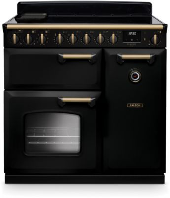 Piano de cuisson induction FALCON NGC TAB IND 90 CM NOIR LAITON ANTIQUE
