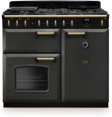 Piano de cuisson gaz FALCON NGC TAB GAZ 100 CM ARDOISE LAITON ANTIQU