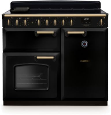 Piano de cuisson induction FALCON NGC TAB IND 100 CM NOIR LAITON ANTIQUE