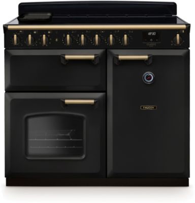Piano de cuisson induction FALCON NGC TAB IND 100 CM CHARBON LAITON ANTIQU