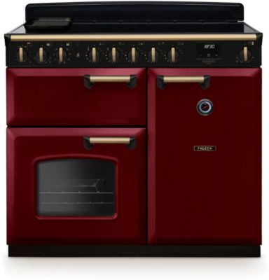 Piano de cuisson induction FALCON NGC TAB IND 100 CM BORDEAUX LAITON ANTIQ