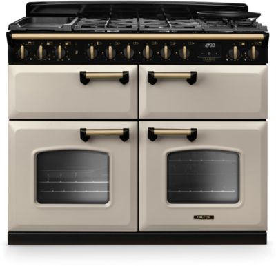 Piano de cuisson mixte FALCON NGC TAB MIX 110 CM CREME PASTEL LAITON A