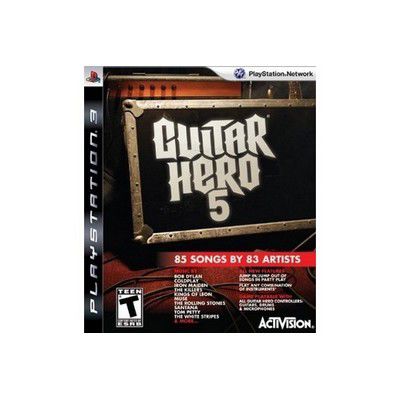 Jeu PS3 ACTIVISION Guitar Héro 5. Jeu seul Jeu PS3 ACTIVISION Guitar Héro 5. Jeu seul