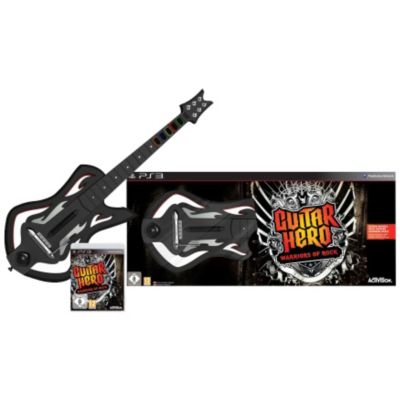 Jeu PS3 ACTIVISION GUITAR HERO Warriors of rock BUNDLE Reconditionné