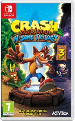 Jeu Switch Activision Crash Bandicoot N Sane Trilogy