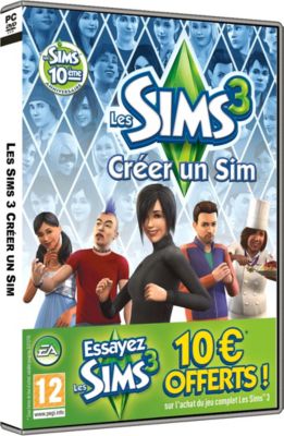 Jeu PC ELECTRONIC ARTS Sims 3 Create a Sim Reconditionné