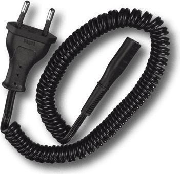 Pièce détachée BRAUN CORDON SECTEUR BRAUN 220 V NOIR