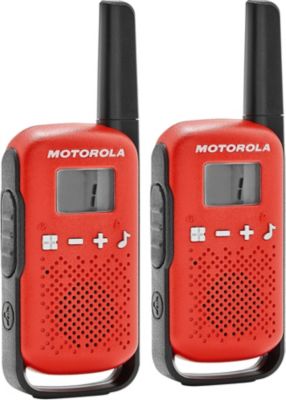 Talkies walkies motorola rouge t40, jeux exterieurs et sports