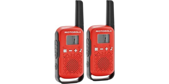 Talkie walkie MOTOROLA TLKR-T42 WE TWIN PACK rouge