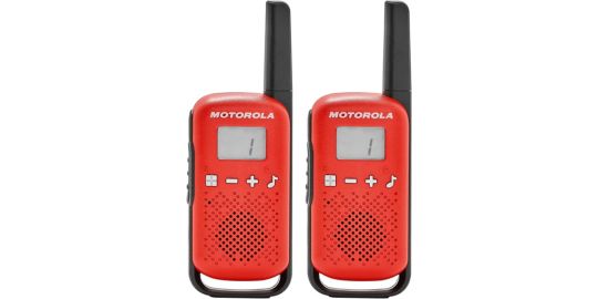 Talkie walkie MOTOROLA TLKR-T42 WE TWIN PACK rouge