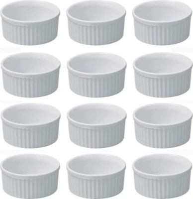 Plat au four HOBBYTECH Lot de 12 Petits Ramequins 9cm x 4,5cm