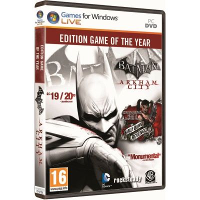 Jeu PC WARNER INTERACTIVE Batman Arkham City GOTY