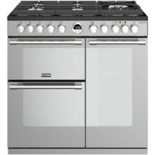 Piano de cuisson gaz STOVES STERLING GLASS 90 DFT INOX