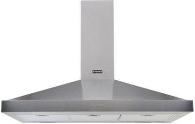 Hotte décorative murale inclinée STOVES HOTPYR90INOX
