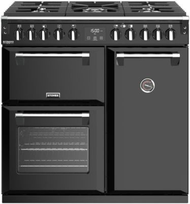Piano de cuisson gaz STOVES RICHMOND DELUXE 90 DFT NOIR