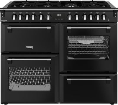 Piano de cuisson gaz STOVES RICHMOND DELUXE 110 DFT NOIR