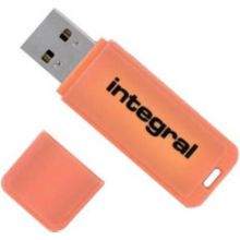 Disque dur interne INTEGRAL USB Flash Drive NEON USB 3.0 ORANGE 16GB