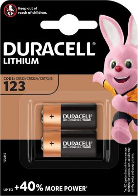 Pile DURACELL CR17345 / CR123A