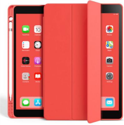 Etui EIGER Etui Folio Rouge Stand Magnetique Renfor