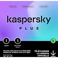 Logiciel antivirus et optimisation KASPERSKY Plus 1 appareil 1an