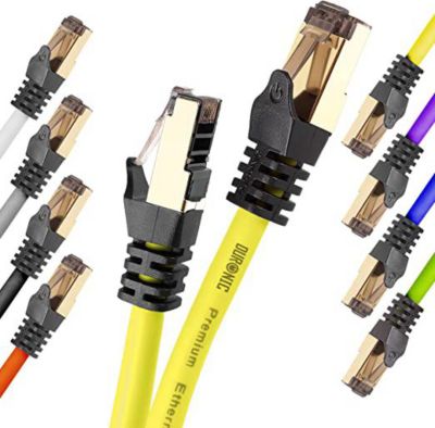 Câble Ethernet DURONIC CAT8 YW 2m