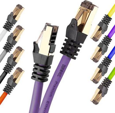 Câble Ethernet DURONIC CAT8 PE 1m