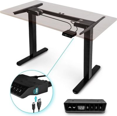 DURONIC Duronic TM61 BK Structure de Bureau Assi