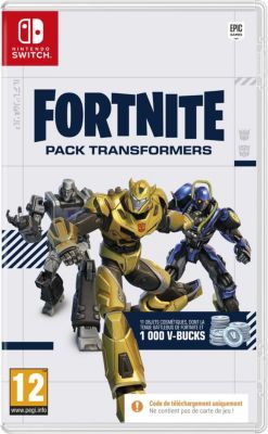 Jeu Switch EPIC GAMES Fortnite Pack Transformers (code De