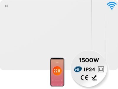 Chauffage électrique CIARRA CDHTD15A-W