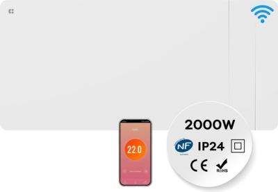 Chauffage électrique CIARRA CDHTD20A-W