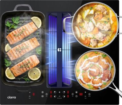 Plaque induction aspirante CIARRA CBBEH594BBFF