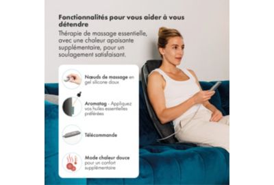 Siège ZEN de massage Atlas Shiatsu & aromathérapie