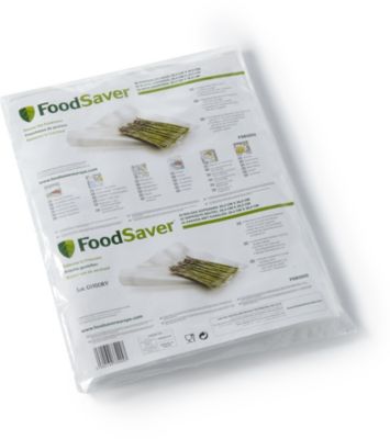 Sac de conservation FOOD SAVER FVB016X01 lot 20 sacs avec Zip 3.79L