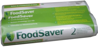 FoodSaver sacs de mise sous vide réutilisables, Sans BPA, 2 rouleaux de  sacs (28 cm x 5,5 m), (FSR2802) : : Cuisine et Maison