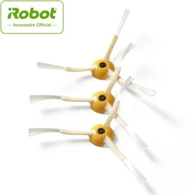 KIT Pack de 3 brosses latérales pour iRobot Roomba - séries 500