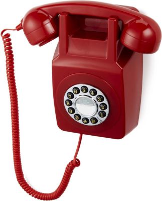 Téléphone filaire GPO RETRO Téléphone analogique GPO 746 WALL PUSH B
