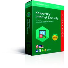 Logiciel antivirus et optimisation KASPERSKY Internet Security 2018 3 Postes / 1 An