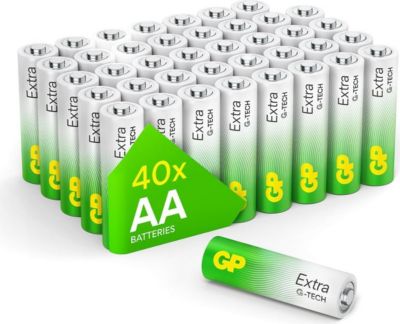 Pile GP Piles AA Alcalines Lot de 40 - GP Extra