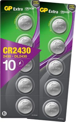Pack de 5 piles bouton Lithium 3V - CR2430 => Livraison 3h gratuite* @  Click & Collect magasin Paris République