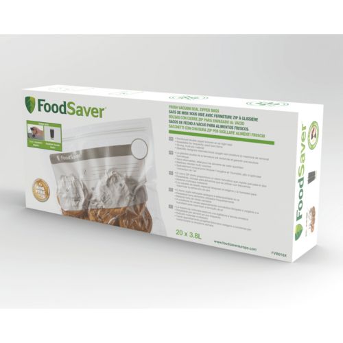 Sac de conservation FOOD SAVER FVB016X01 lot 20 sacs avec Zip 3.79