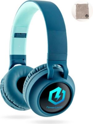 Casque POWERLOCUS blue on ear