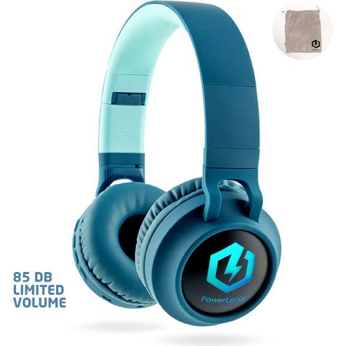10€ sur Casque Bluetooth Sans Fil, PowerLocus Casque Audio Pour Enfants -  Bleu - Casque audio - Achat & prix