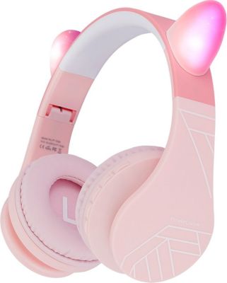Casque POWERLOCUS p1kidscat pink
