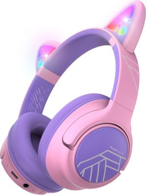 Casque POWERLOCUS PowerLocus Bobo Violet avec oreilles