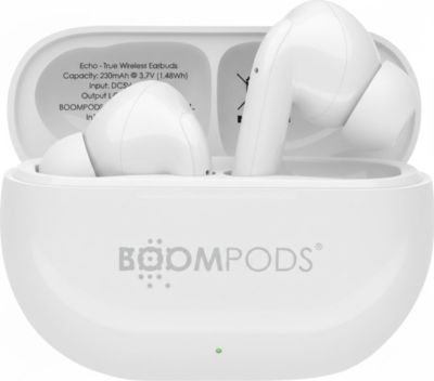 Ecouteurs BOOMPODS IPX4 Modèle EchoBuds avec Son Immersif