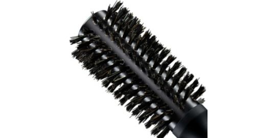 Brosse à cheveux GHD ronde poils naturels - 35mm - the smooth