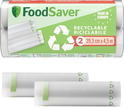 Sac sous vide FOOD SAVER FSRE2002X01 2 rouleaux 20cm X 4.5m